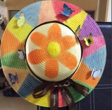 Women Children Kids School Easter Hat Parade Show Craft art DIY Straw Sun Hat