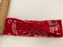 Women Girl Retro boho Hiphop Paisley Bandana Hair Band Bow knot Cotton Headband