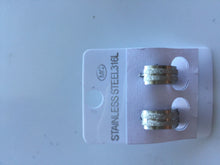 New Man Stainless Steel Frosted matte finish Hoop Earrings Piercings Gift him Silver Matte