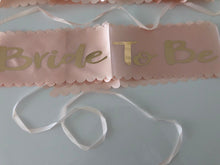 AU Bride to Be Team Hen's Night Party Wedding Rose Gold letter Sash Sashes Belt