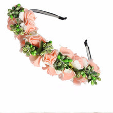 Women Flower Girl Fairy Wedding Festival Party hair head headband band Hoop