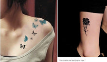 Women Sexy mini star Flower water Transfer Art Body Temporary Tattoo Sticker