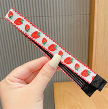 Girl Kids Cute Retro Stick On Cotton Light Embroidery Hair Headband Head band