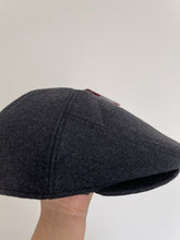 Men Retro Dark Grey French Newsboy Cabbie Artist Hat Cap Wool Blended Beret
