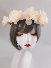 Women Fabric Flower Boho Party festival Crown hair head band headband Garland