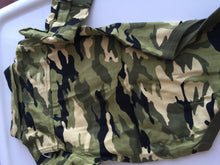 Girl Boy Kid Baby Army Military Party Camouflage Green Camo Romper Bodysuit