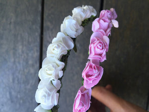 Women Girls baby Flower Fairy Boho Floral Wedding hair headband band hoop PROP