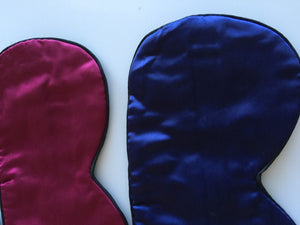 AU Stock 100% Silk Wide Women Men Rest Travel Sleeping Eye Mask OR with ice pad