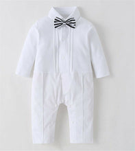 Boys Baby children white Long sleeves christening shower Wedding outfits suits