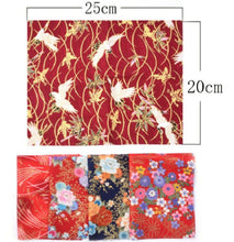 5x Craft Japanese Pattern Fabric Cloth Pieces Sewing Patchwork Wrap Material