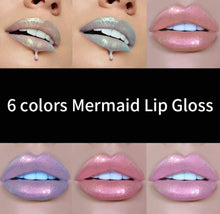 Metallic Shiny Glitter Holographic Mermaid Lip Gloss Liquid Lip stick Makeup