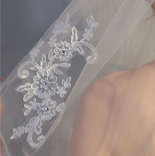 Women White Bride Hen's Night Embroidery Head Hair Trim lace Wedding Veil COMB