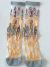 Women Retro Fancy Ankle Flower Floral Transparent Summer lace Short Dress Socks