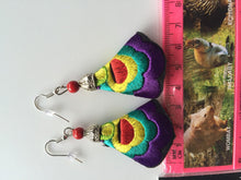 Women Lady Retro Ethic Embroidery Boho Bohemian Hook dangle Ear Drop Earrings