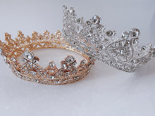 Women Bride Wedding Party Prom Crystal Metal Heart Proper Tiara hair Crown