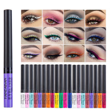 Eye Makeup Bright Colorful Matte Liquid lasting Eye Eyeliner Shadow Eyeshadow