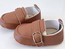 Baby Boy White Brown Black Wedding Formal Party Synthetic leather Soft Shoes