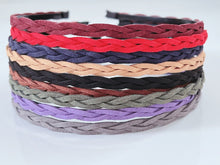 Women Girl BOHO Synthetic Suede Braided Thin Slim Hair head band headband Hoop