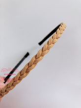 Women Girl BOHO Synthetic Suede Braided Thin Slim Hair head band headband Hoop