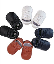 Baby Boy Kid White Navy Black Wedding Formal Party Synthetic leather Soft Shoes