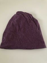 Men Women Warm With Or Without Fleece Slouch Baggy Skull Ski Beanies Hats Cap Without Fleece in Purple