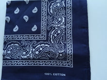 Women Men Retro Hip hop Cotton biker dance Paisley Bandana Hair Headband Wrap