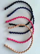 Girls Women School Zigzag Wavy Fashion Sports cotton ouchless Hair head band
