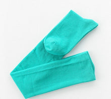 Women Girl Tween Colorful Knees High Plain Warm Tights Long Socks Stockings