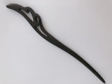 1x Women ebony wooden Oriental Updo Bun Styling boho hair Pin Stick Chopstick