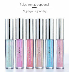 Metallic Shiny Glitter Holographic Mermaid Lip Gloss Liquid Lip stick Makeup