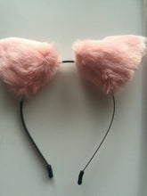 Women Lady Kids Fluffy Fancy Cat Kitty fox Costume Ear Party Hair head band Prop