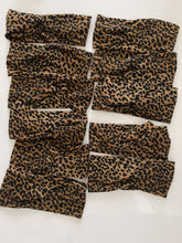 Women Retro Leopard Animal Pattern Cross Bandana Hair Head Band Headband Wrap