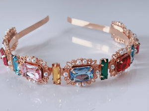 Women Bling Gem Crystal Rhinestone Hairband Hair Head Band Headband Hoop Tiara