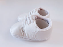 Baby Boy White Black Christening Wedding Formal Party Synthetic Leather Shoes