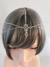 Women Retro Bohemian boho Forehead Chain Metallic Tassel Hair head band Cuff