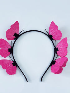 Women Girls Fairy Party Butterfly Hair Band Headband Tiara Hoop Fascinator