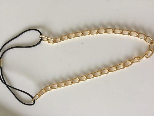 1pc Women Metallic Retro GOLD color Bohemian Chain Tassel Hair head band Cuff SMALL DESIGN