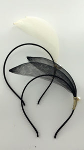 Women Lady Girl Retro Race Melbourne cup leaf headband Party hair  band PROP