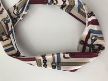 Women Retro Chain belt Wire Bunny Ear bow scarf Hair head band headband bandana