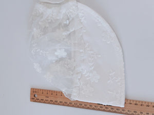 Baby Kids Girl Christening White Embroidery Lace Hat beanie cap Bonnet 3-24mths