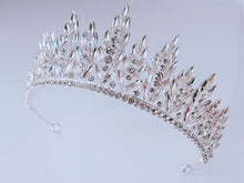 NEW Women Bride Wedding Crystal Red Or Silver Proper Prom Tiara Party High Crown