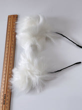 Women Girl Fluffy Fur Cat Kitty fox Bear Costume Ear Party Hair head band Hoop