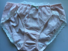 Women Lady Cotton Lace Frilly Trim Undies Panties Briefs Underwear Lingerie PINK