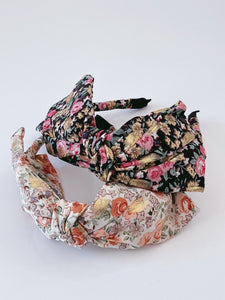 Women Girls Retro Chiffon Flower Big Bow Bowknot Hair Band Headband Wrap Hoop