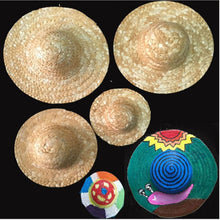 Women Children Kids School Easter Hat Parade Show Craft art DIY Straw Sun Hat