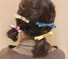 1x Women Girl School Color Bow grosgrain Ribbon Lace Alligator Hair Clip Pin