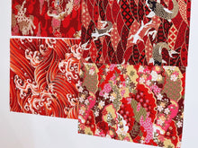 5x Craft Japanese Pattern Fabric Cloth Pieces Sewing Patchwork Wrap Material