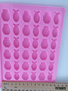 1x Fish Chocolate Cake Mini Biscuit Cookie Bakery Silicone Baking Mould Mold