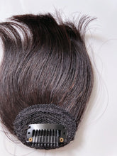 Women Hair extension Wig Wigs Piece Natural Human Hair Blunt Bang Fringe Clip