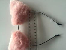 Women Lady Kids Fluffy Fancy Cat Kitty fox Costume Ear Party Hair head band Prop